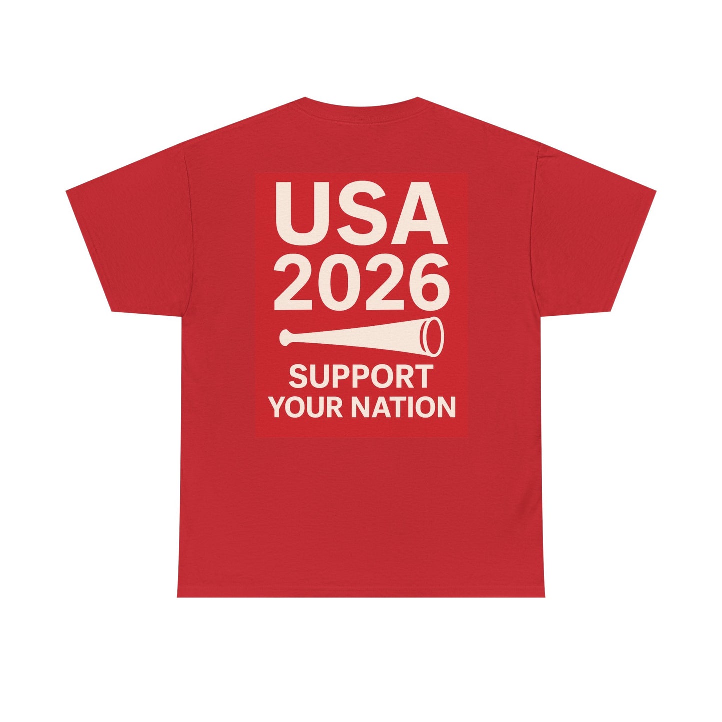 USA 2026 Logo T-Shirt — Patriotic Soccer World Cup Tee