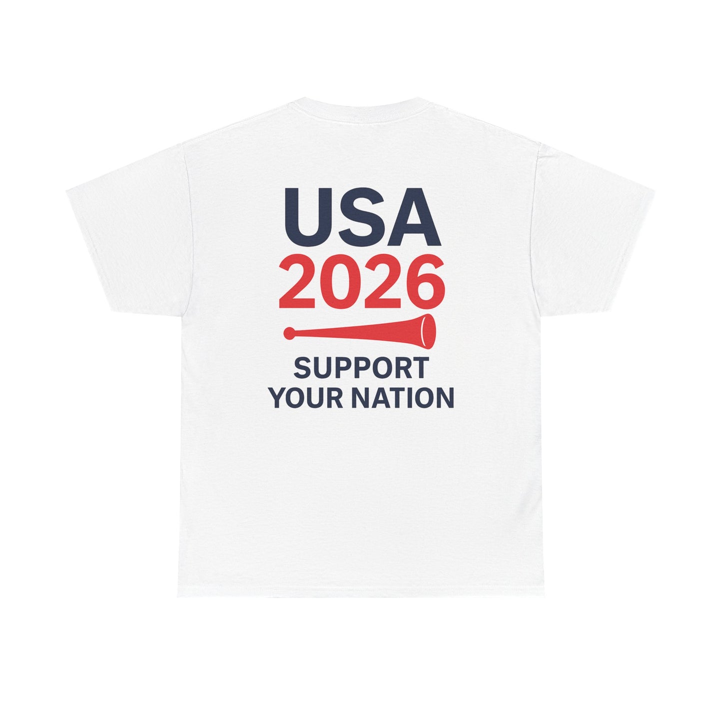 USA 2026 Logo T-Shirt — Patriotic Soccer World Cup Tee